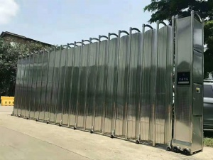 不銹鋼電動伸縮門